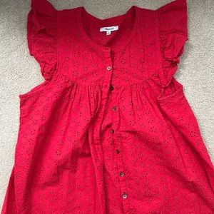 Madewell Eyelet Top